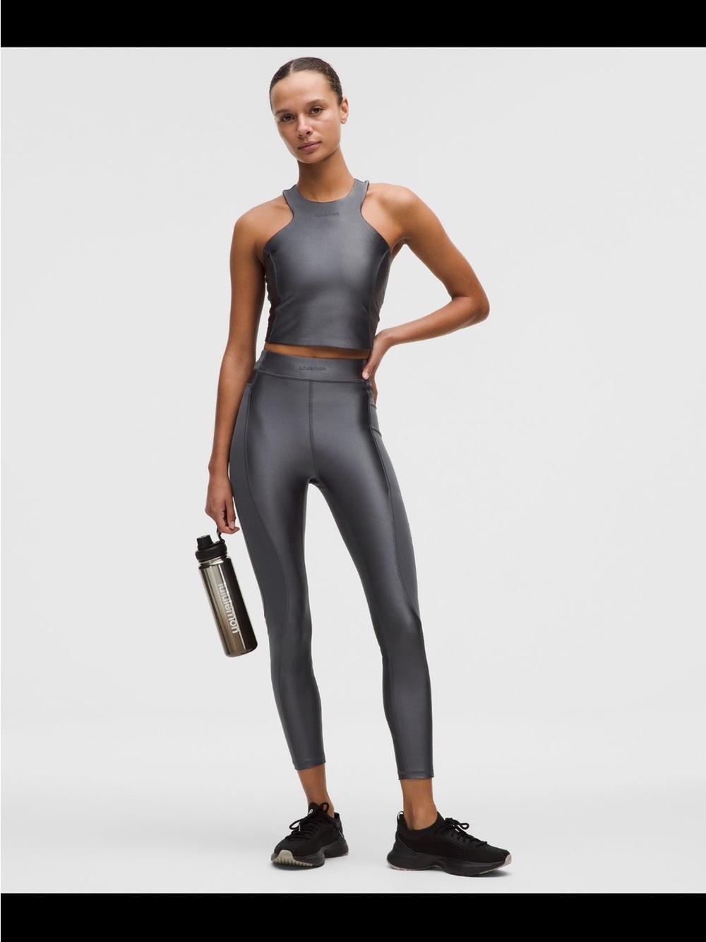 Satin Shine High-Waist Performance Leggings 6